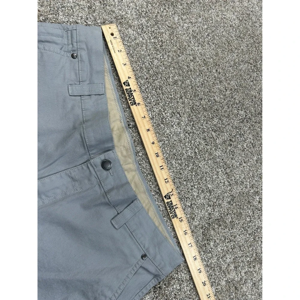 Columbia Mens Gray Regular Fit Utility Hiking Shorts 36W 8L #0579